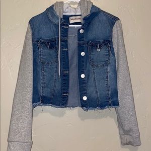 These are so cute, Jean Jacket with a jean skirt